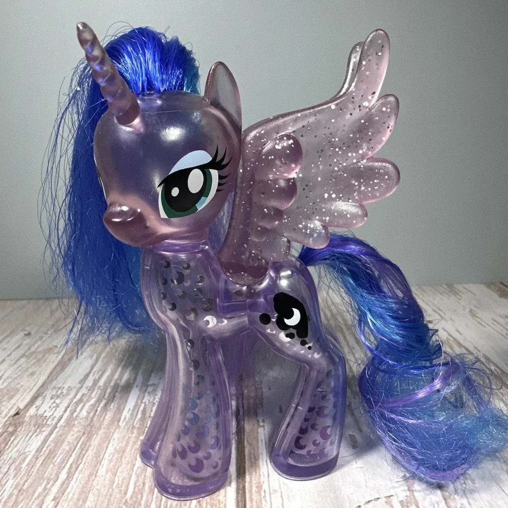 My Little Pony G4 Hasbro Princess Luna Glitter Celebration Brushable MLP
